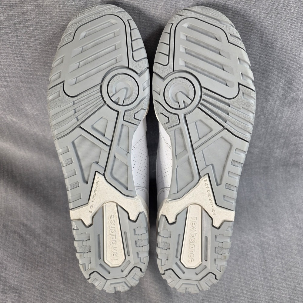 New Balance 650R‎ Triple White Men's Size 10.5 High Top Sneakers Basketball NEW - Picture 6 of 8